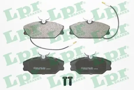 Комплект тормозных колодок, дисковый тормоз LPR 05P258