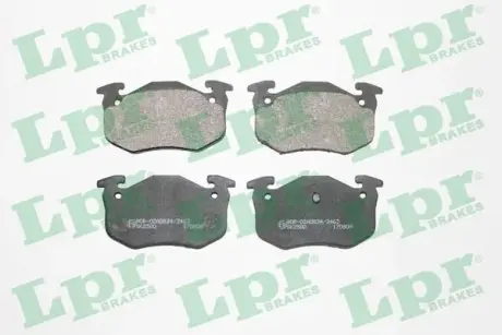 Комплект тормозных колодок, дисковый тормоз LPR 05P275