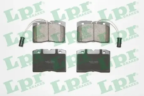 Комплект тормозных колодок, дисковый тормоз LPR 05P281