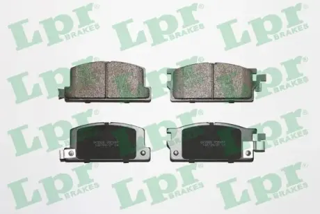 Комплект тормозных колодок, дисковый тормоз LPR 05P287