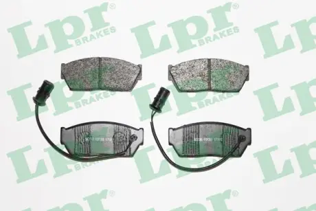 Комплект тормозных колодок, дисковый тормоз LPR 05P308