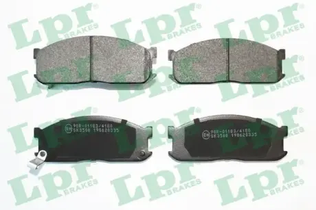 Комплект тормозных колодок, дисковый тормоз LPR 05P335