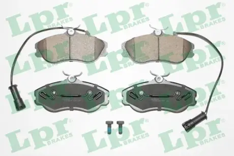 Комплект тормозных колодок, дисковый тормоз LPR 05P350