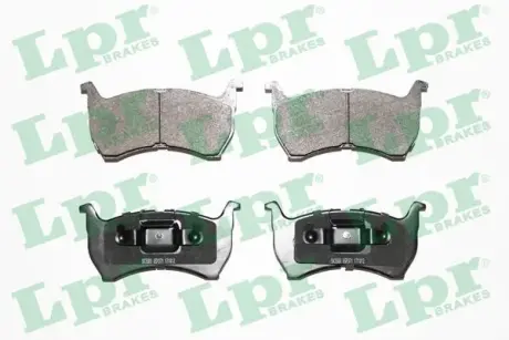 Комплект тормозных колодок, дисковый тормоз LPR 05P371
