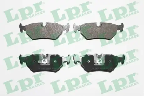 Комплект тормозных колодок, дисковый тормоз LPR 05P418