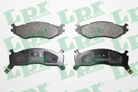 Комплект тормозных колодок, дисковый тормоз LPR 05P455