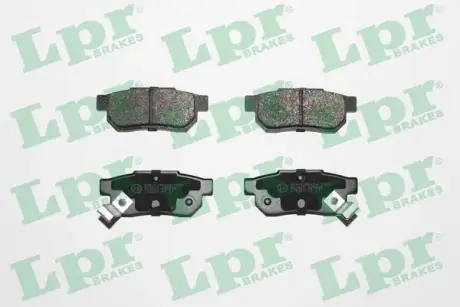Комплект тормозных колодок, дисковый тормоз LPR 05P506