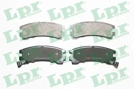 Комплект тормозных колодок, дисковый тормоз LPR 05P528