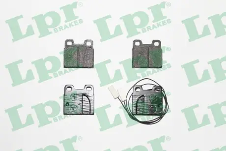 Комплект тормозных колодок, дисковый тормоз LPR 05P531