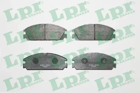 Комплект тормозных колодок, дисковый тормоз LPR 05P552