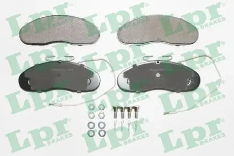 Комплект тормозных колодок, дисковый тормоз LPR 05P580