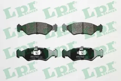 Комплект тормозных колодок, дисковый тормоз LPR 05P625