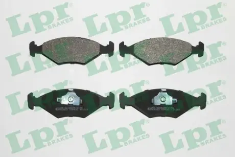 Комплект тормозных колодок, дисковый тормоз LPR 05P632