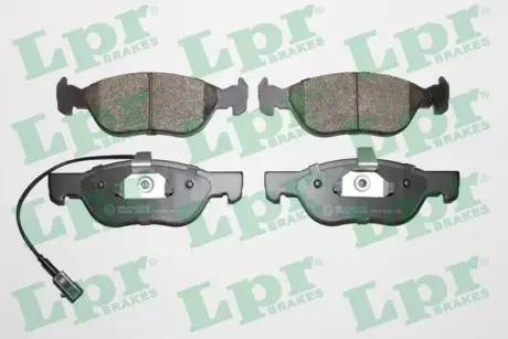 Комплект тормозных колодок, дисковый тормоз LPR 05P646