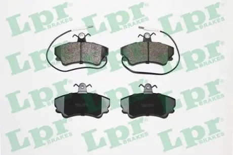 Комплект тормозных колодок, дисковый тормоз LPR 05P653
