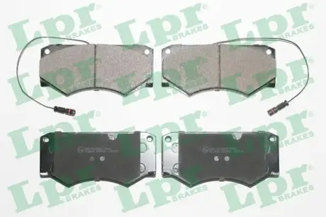 Комплект тормозных колодок, дисковый тормоз LPR 05P660
