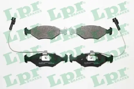 Комплект тормозных колодок, дисковый тормоз LPR 05P680