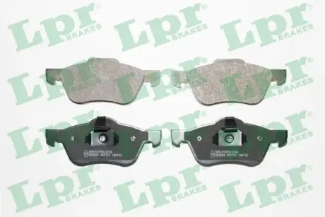 Комплект тормозных колодок, дисковый тормоз LPR 05P707