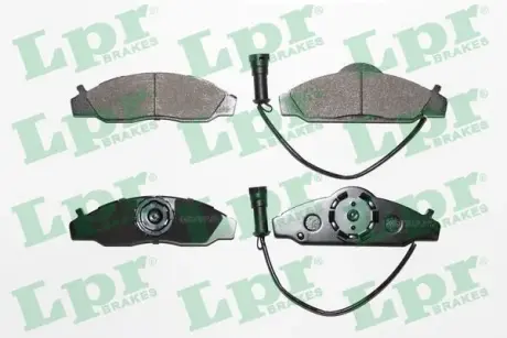 Комплект тормозных колодок, дисковый тормоз LPR 05P721