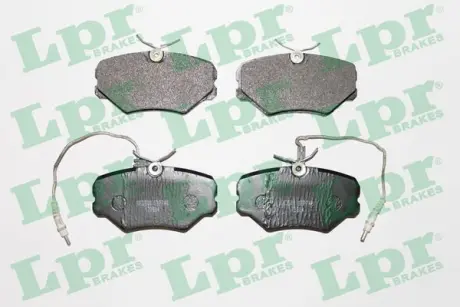 Комплект тормозных колодок, дисковый тормоз LPR 05P748