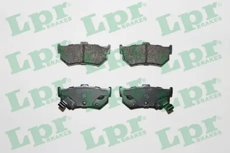 Комплект тормозных колодок, дисковый тормоз LPR 05P751