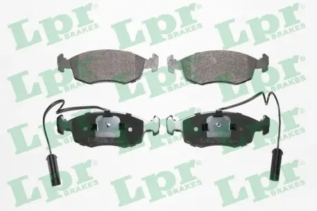 Комплект тормозных колодок, дисковый тормоз LPR 05P755
