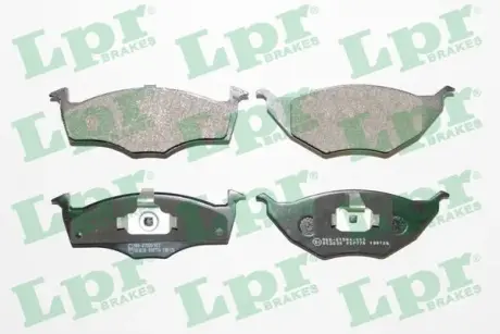 Комплект тормозных колодок, дисковый тормоз LPR 05P776