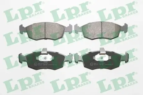 Комплект тормозных колодок, дисковый тормоз LPR 05P785