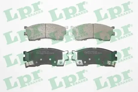 Комплект тормозных колодок, дисковый тормоз LPR 05P809