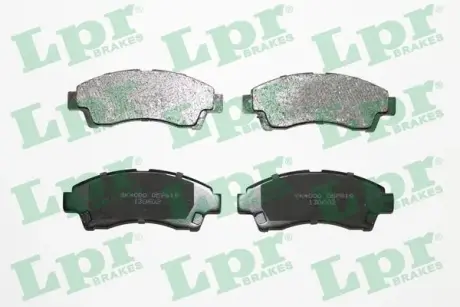 Комплект тормозных колодок, дисковый тормоз LPR 05P818