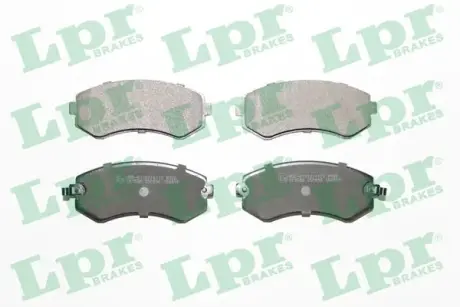 Комплект тормозных колодок, дисковый тормоз LPR 05P856