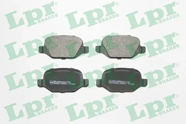 Комплект тормозных колодок, дисковый тормоз LPR 05P871 (фото 1)