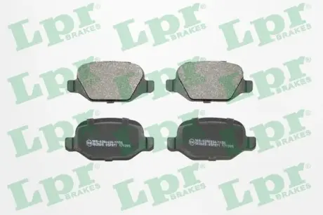 Комплект тормозных колодок, дисковый тормоз LPR 05P871