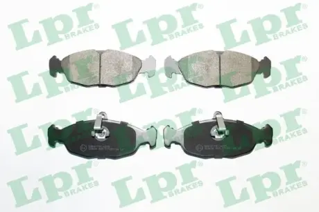 Комплект тормозных колодок, дисковый тормоз LPR 05P895