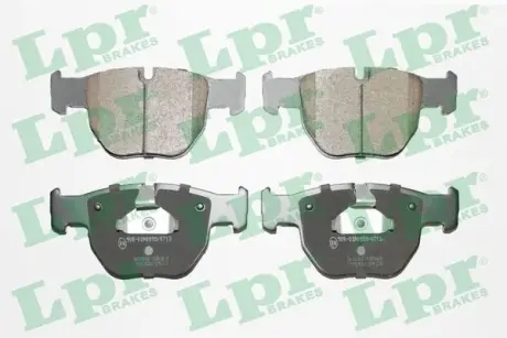 Комплект тормозных колодок, дисковый тормоз LPR 05P909