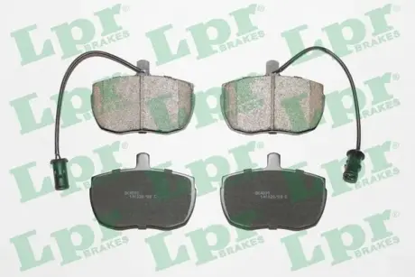 Комплект тормозных колодок, дисковый тормоз LPR 05P968