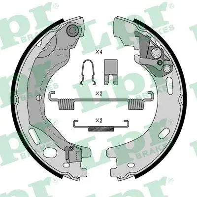 Гальмівна колодка LAND ROVER DISCOVERY III, DISCOVERY IV, RANGE ROVER SPORT I, RANGE ROVER SPORT II 2.7D-5.0 07.04-03.22 LPR 09570 (фото 1)