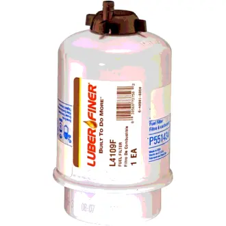 Fuel filter, water separator, Snap-lock element. Фильтр топливный, сепаратор, элемент LUBER-FINER L4109F