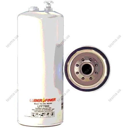 Fuel filter, water separator, Spin-on. Фильтр топливный, сепаратор, накручиваемый LUBER-FINER LFF7660 (фото 1)