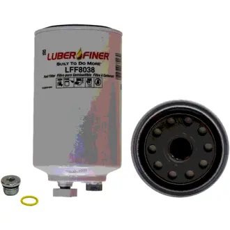 Fuel filter, water separator, Spin-on. Фильтр топливный, сепаратор, накручиваемый LUBER-FINER LFF8038