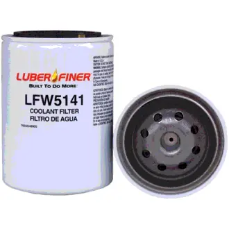 Coolant filter, Spin-on. Фильтр охлаждающей жидкости, накручиваемый LUBER-FINER LFW5141