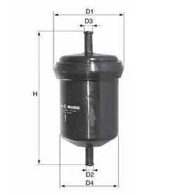 fuel filter, in-line. фильтр топливный, проточный LUCAS LFPF004