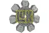 Диск сцепления. Диск зчеплення. Clutch disc LUK 332001410