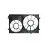 Диффузор радіатора (тільки кожух) Skoda Octavia A5/VW Golf V (03-) (Brose) (LFS 18K2) Luzar LUZAR LFS18K2 (фото 1)