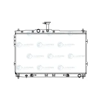 Радіатор охолодження Hyundai H-1/Starex (07-) 2.5TD/2.4i (LRc 081H5) LUZAR LRc081H5