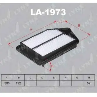 Air filter. Фильтр воздушный LYNXAUTO LA1973