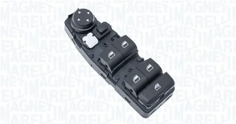 кнопка піднімання вікна передн лів BMW 1 (F20), 1 (F21), 2 (F45), 2 GRAN TOURER (F46), 3 (F30, F80), 3 (F31), 4 GRAN COUPE (F36), 5 (F10), 5 (F11), 5 GRAN TURISMO (F07) 1.5-4.4 01.09- MAGNETI MARELLI 000051063010