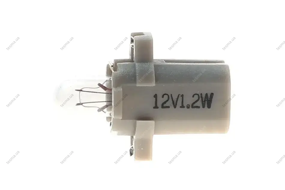 автолампа PB7 12V 1.2W B8.7d (в щиток приладів/сіра) (PB7 1,2W 12V) MAGNETI MARELLI 002053400000 - фото 1
