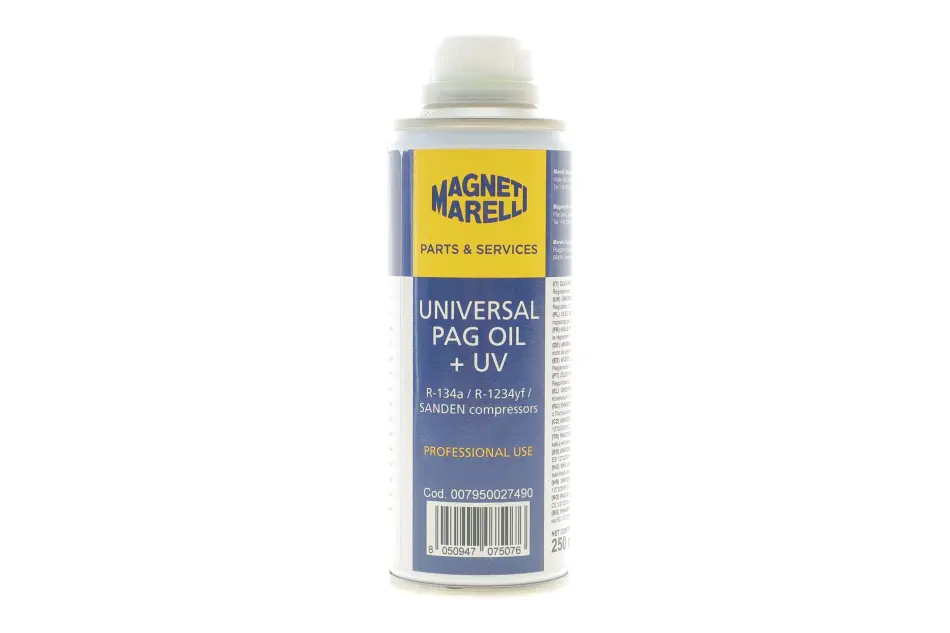 олива компресорна універсальна ND-12 R134A/R1234YF +UV 250 мл MAGNETI MARELLI 007950027490 - фото 1