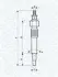 Glow plug. Свеча накаливания MAGNETI MARELLI 062583202304 (фото 1)